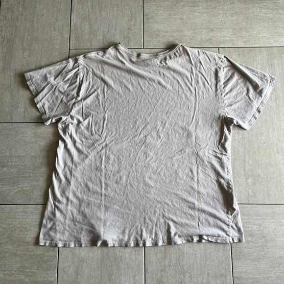 Foundry Supply Co Mens 2XL Grey Graphic Tee Airplane Blueprint Distressed Shirt - Picture 4 of 8